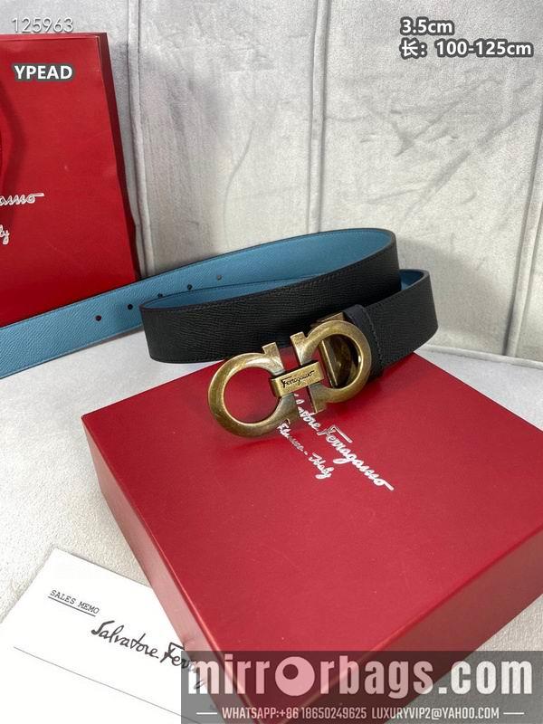 Ferragamo belt 35mmX100-125cm 8L22
