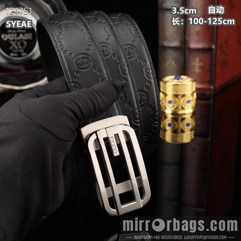 Gucci belt 35mmX100-125cm 8L26