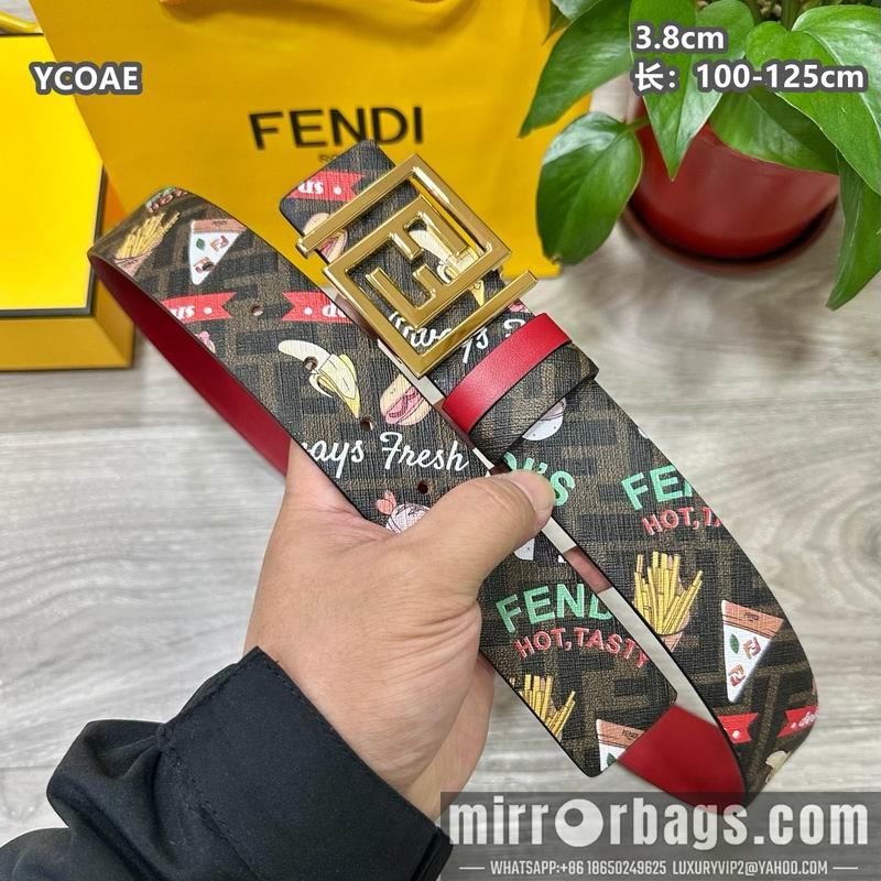 Fendi belt 38mmX100-125cm 8L33