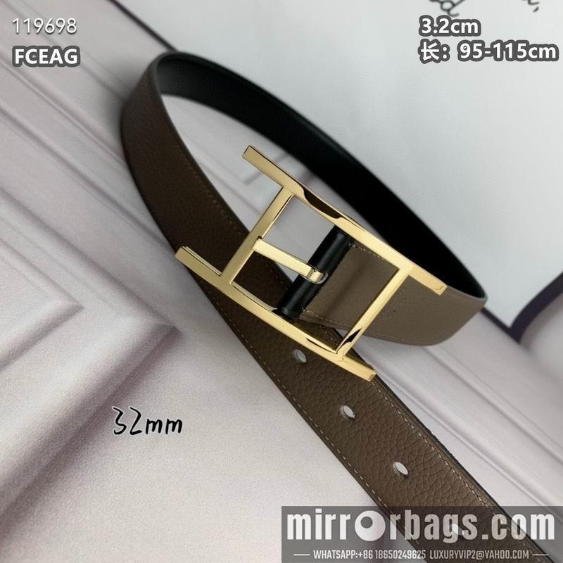Hermes belt 32mmX95-115cm 8L040802