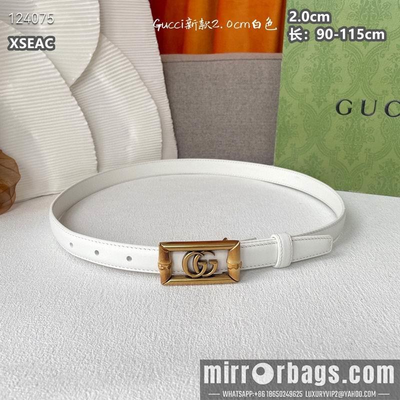 Gucci belt 20mmX90-115cm 8L19