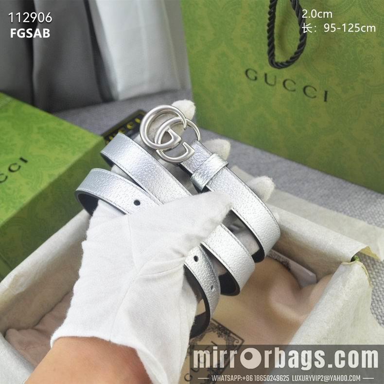 Gucci belt 20mmX95-125cm 8L02