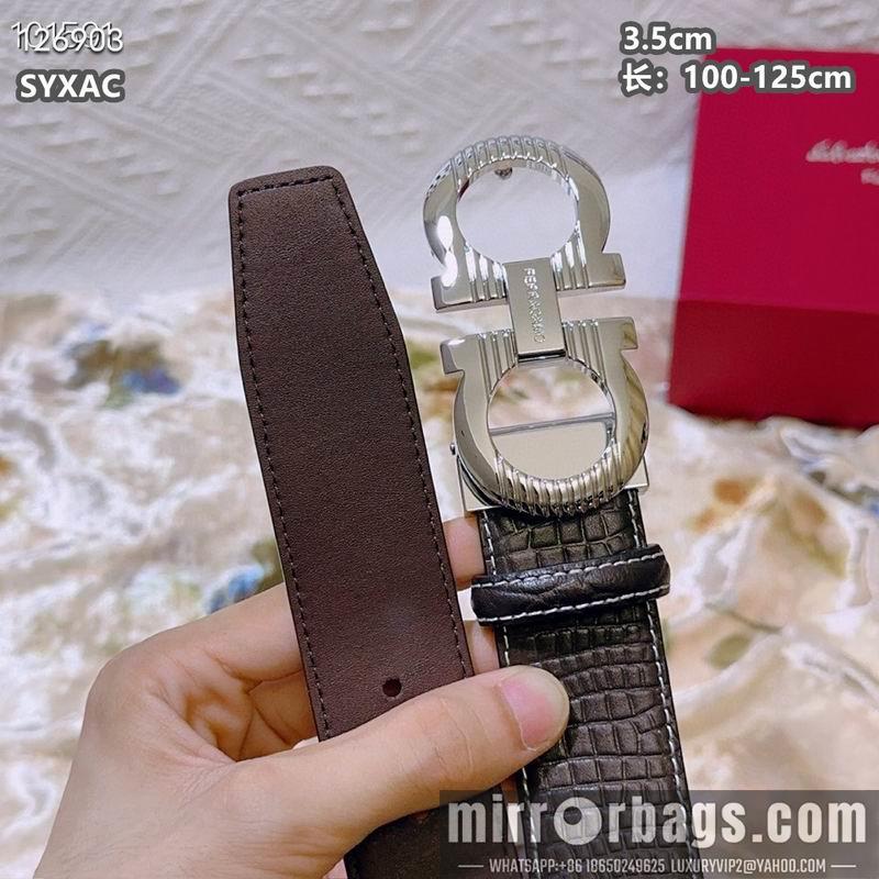 Ferragamo belt 35mmX100-125cm 8L89