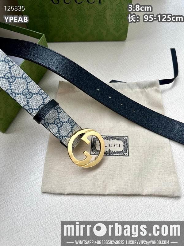 Gucci belt 38mmX95-125cm 8L08