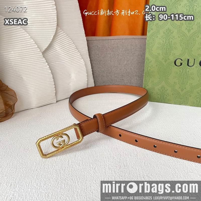 Gucci belt 20mmX90-115cm 8L20