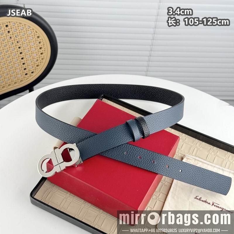 Ferragamo belt 34mmX105-125cm 8L10