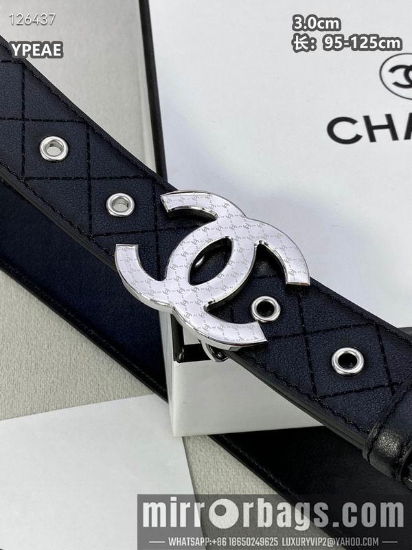Chanel belt 30mmX95-125cm 8L25