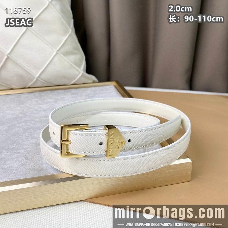 Prada belt 20mmX90-110cm 8L02