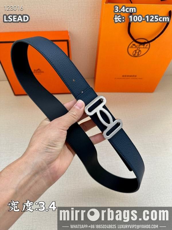 Hermes belt 34mmX100-125cm 8L07