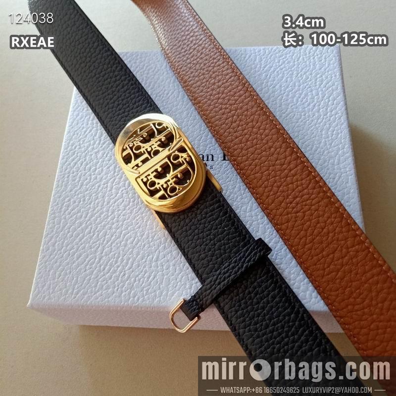 Dior belt 34mmX100-125cm 8L06
