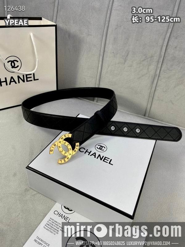 Chanel belt 30mmX95-125cm 8L24