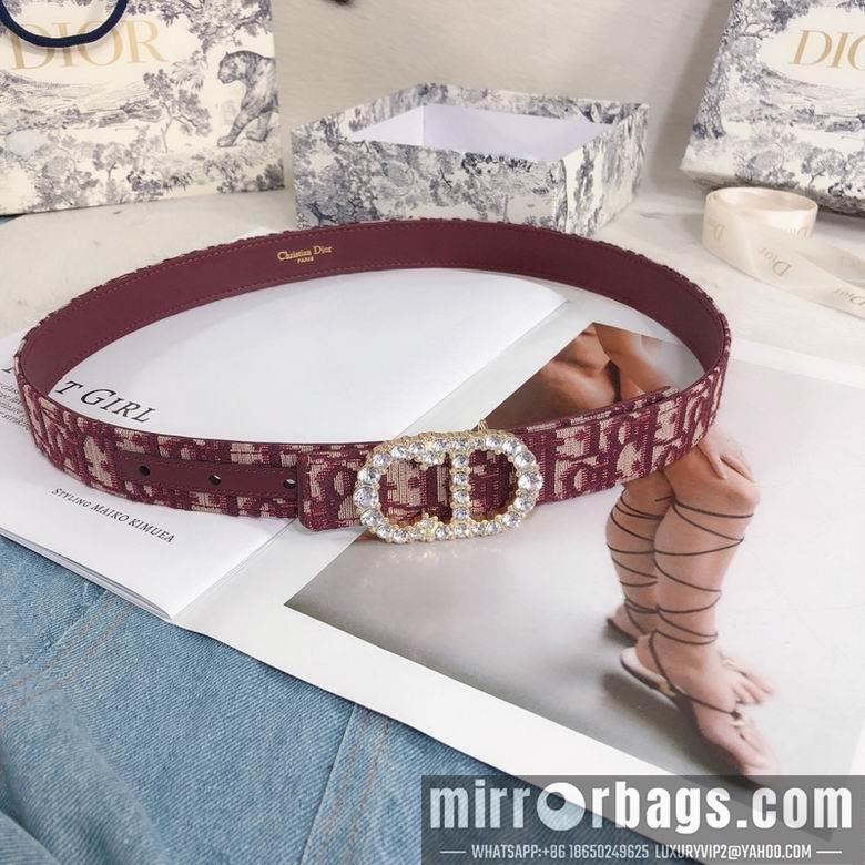 Dior Belt 30mmX95-110cm 7d05