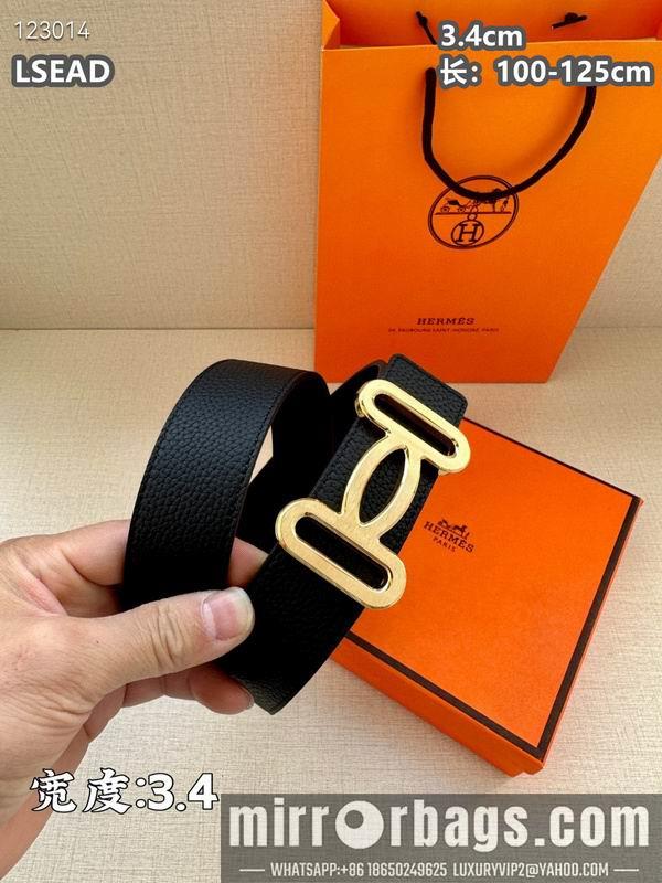 Hermes belt 34mmX100-125cm 8L07