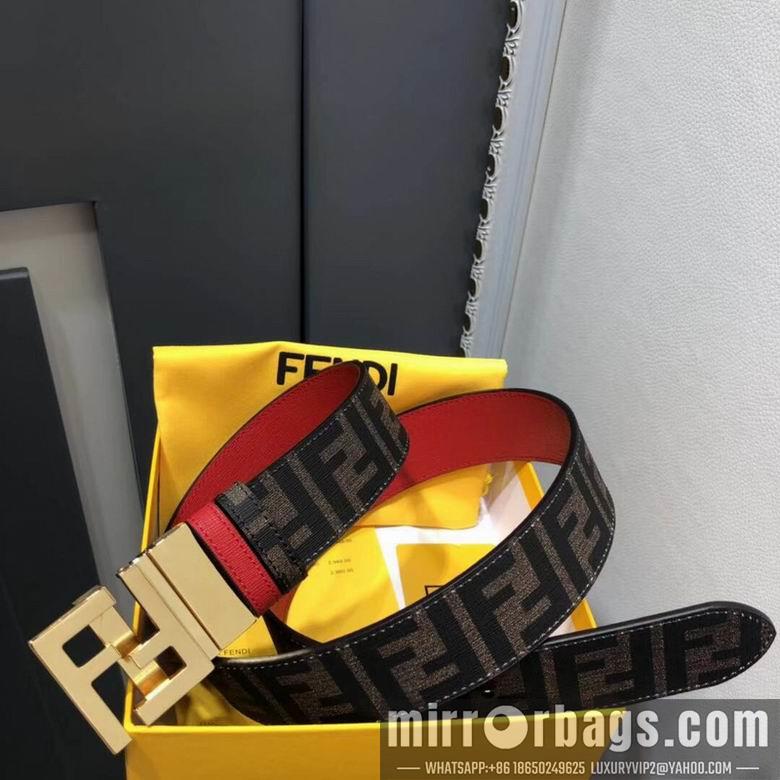Fendi Belt 38mmX95-125cm 7D36