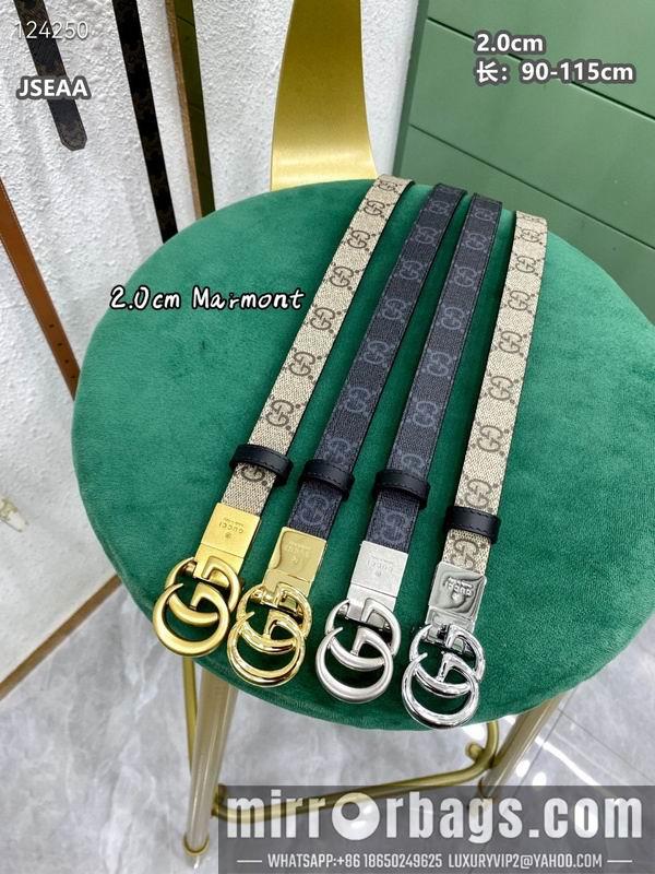 Gucci belt 20mmX90-115cm 8L22