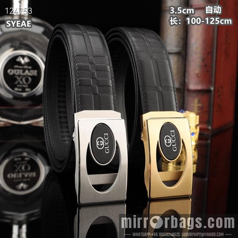 Gucci belt 35mmX100-125cm 8L24