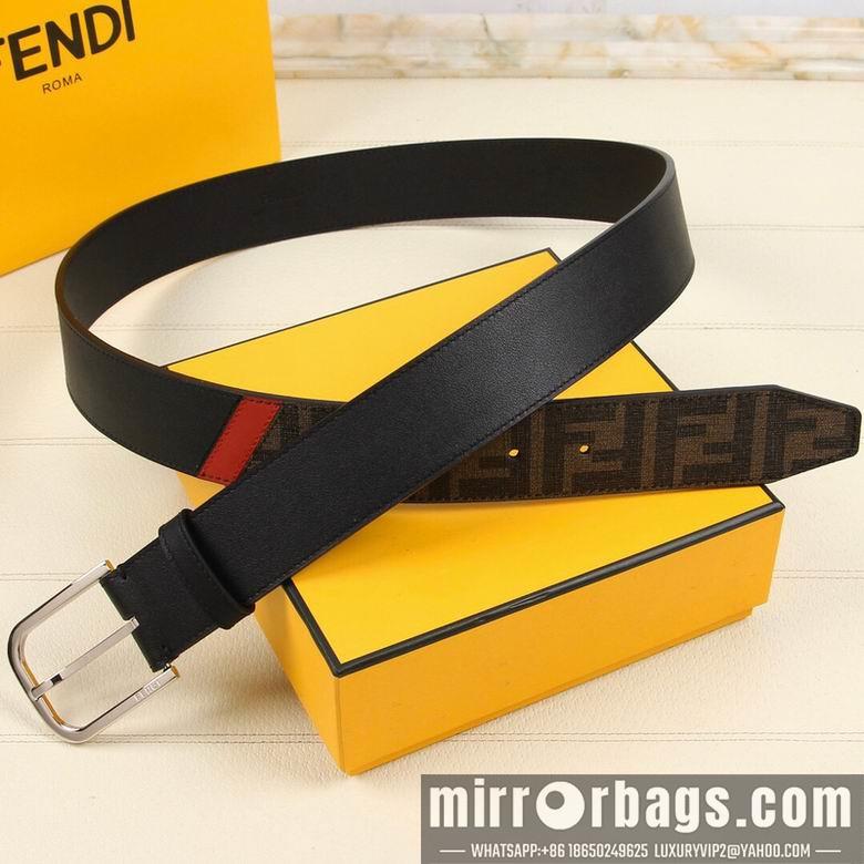 Fendi Belt 38mmX95-125cm 7D69