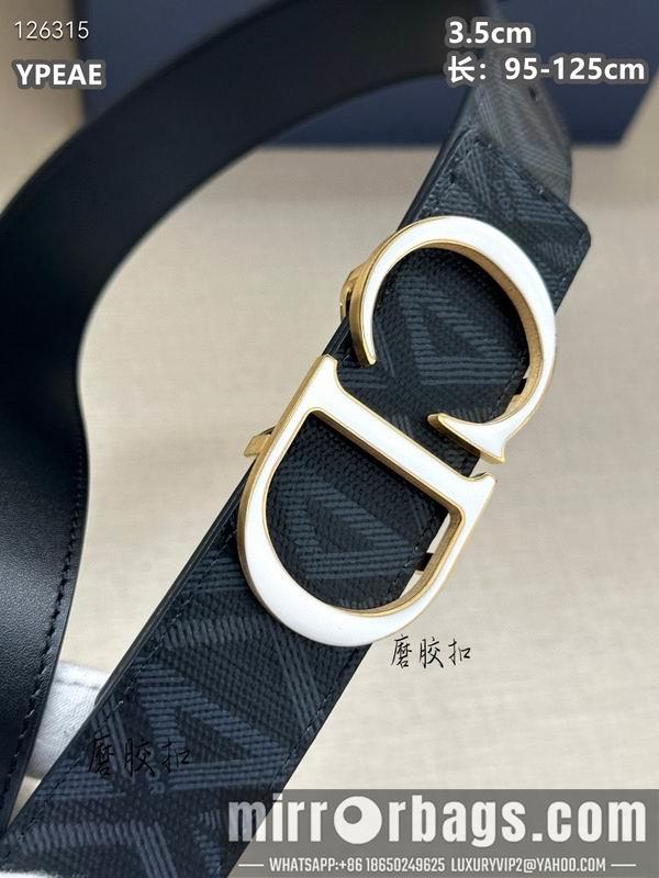 Dior belt 35mmX95-125cm 8L16