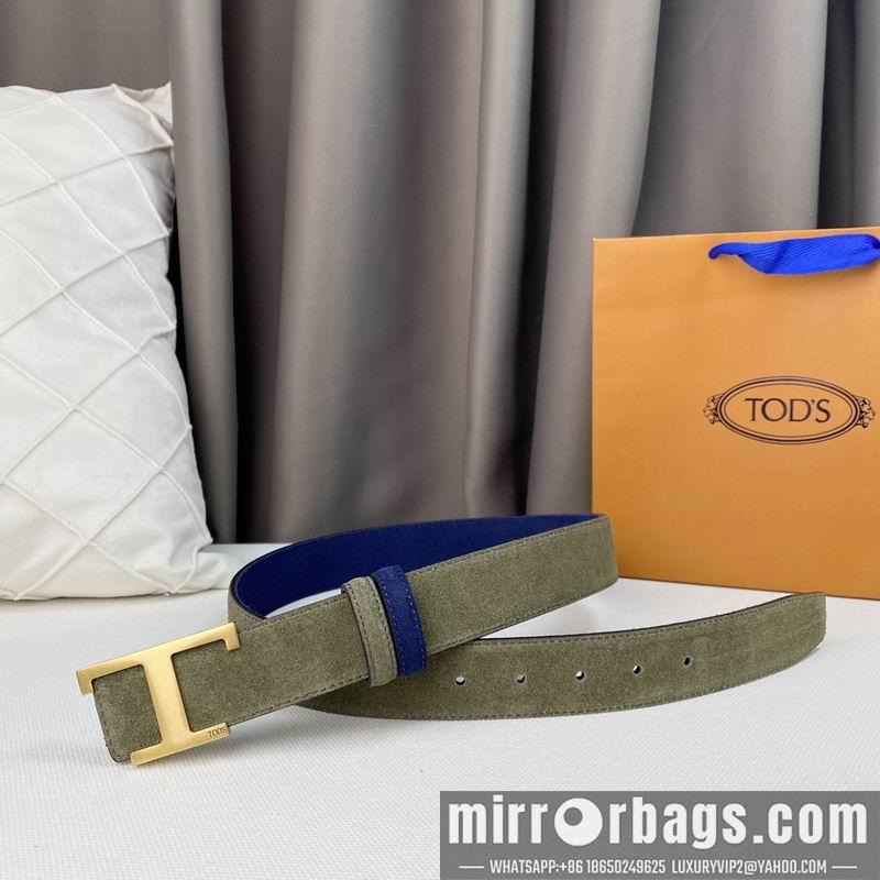 Tod's belt 34mmX95-125cm 7D02