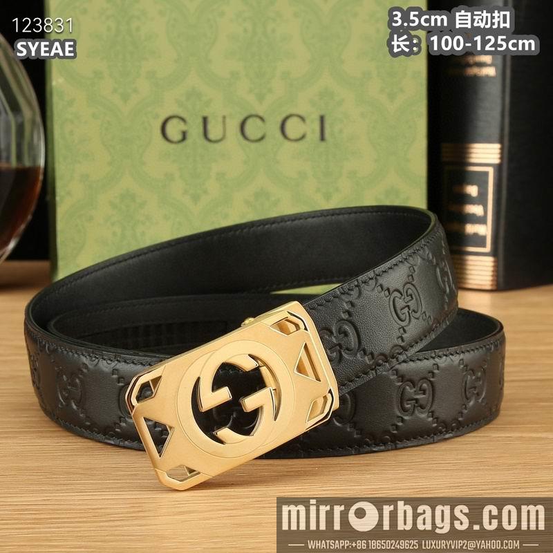 Gucci belt 35mmX100-125cm 8L43