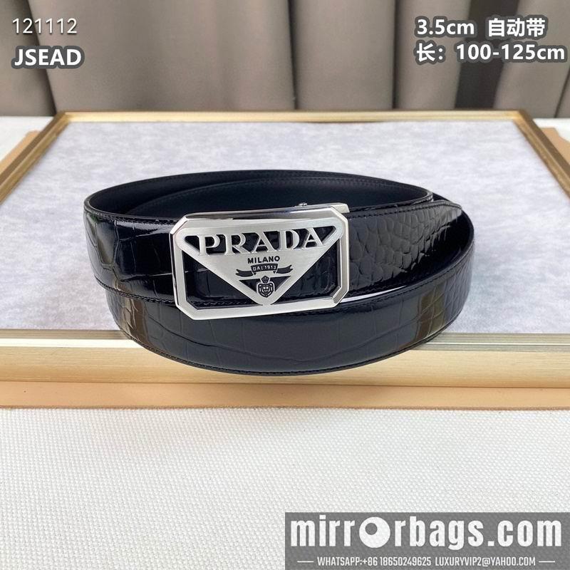 Prada belt 35mmX100-125cm 8L42