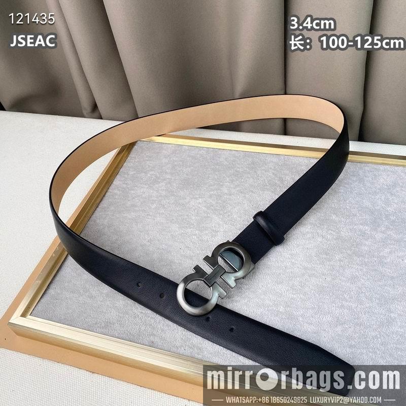 Ferragamo belt 34mmX100-125cm 8L09