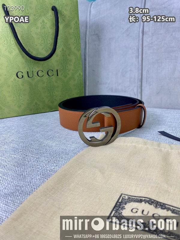 Gucci belt 38mmX95-125cm 8L10