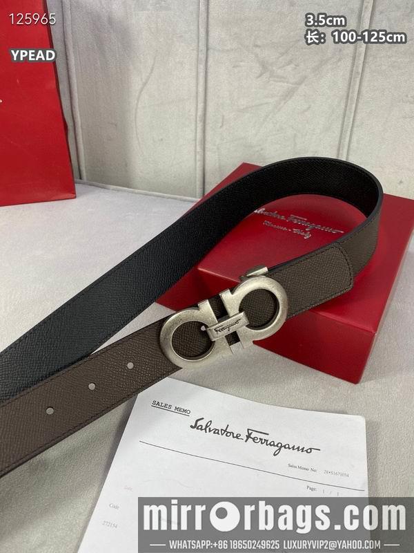 Ferragamo belt 35mmX100-125cm 8L22