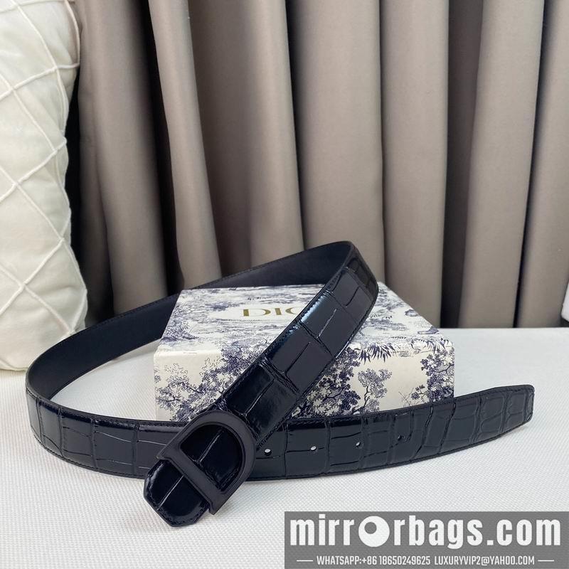 Dior belt 35mmX95-125cm 7D19