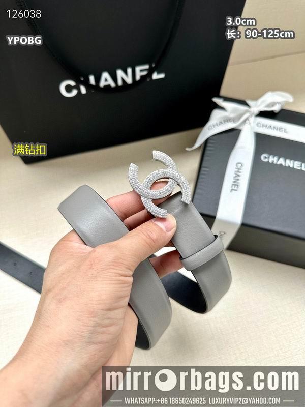 Chanel belt 30mmX90-125cm 8L11