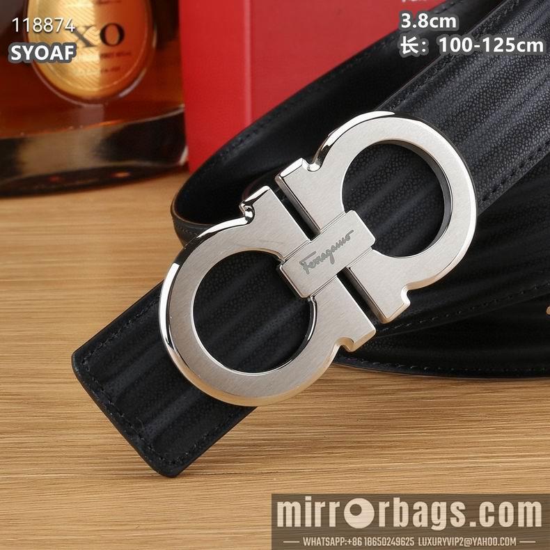 Ferragamo belt 38mmX100-125cm 8L15