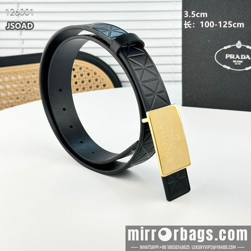 Prada belt 35mmX100-125cm 8L37