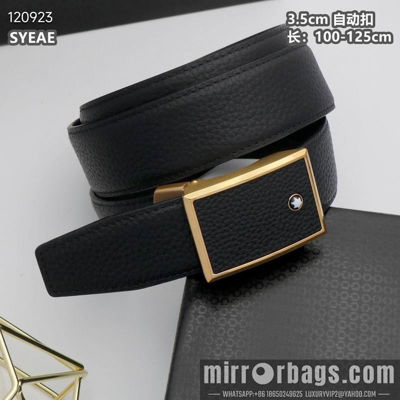 Montblanc belt 自动扣 35mmX100-125cm 8L072010