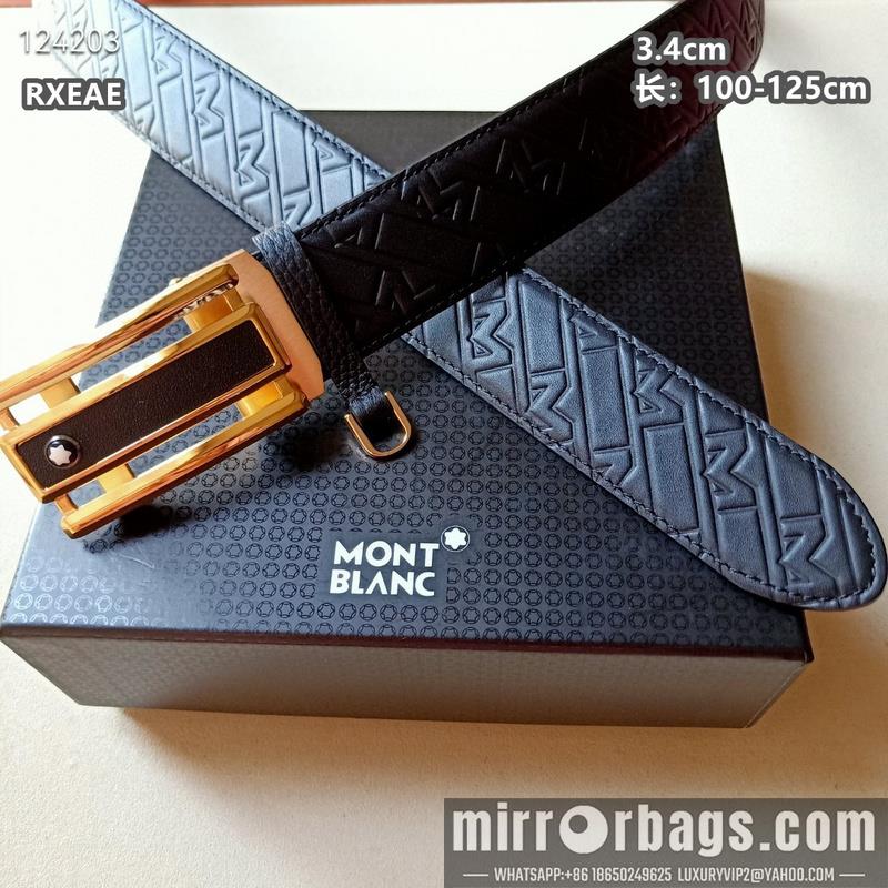 Montlanc belt 34mmX100-125cm 8L12