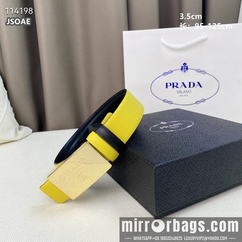 Prada belt 35mmX95-125CM 8L22