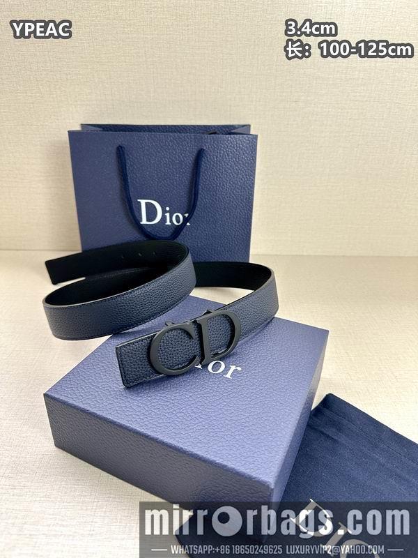 Dior belt 34mmX100-125cm 8L07