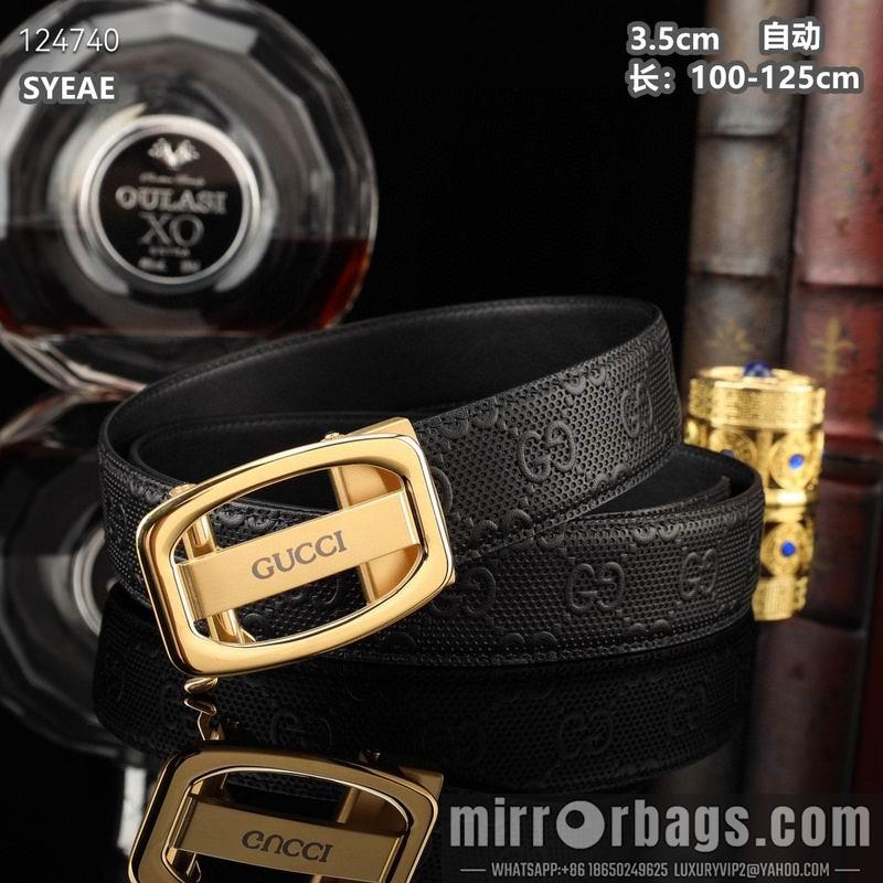 Gucci belt 35mmX100-125cm 8L33