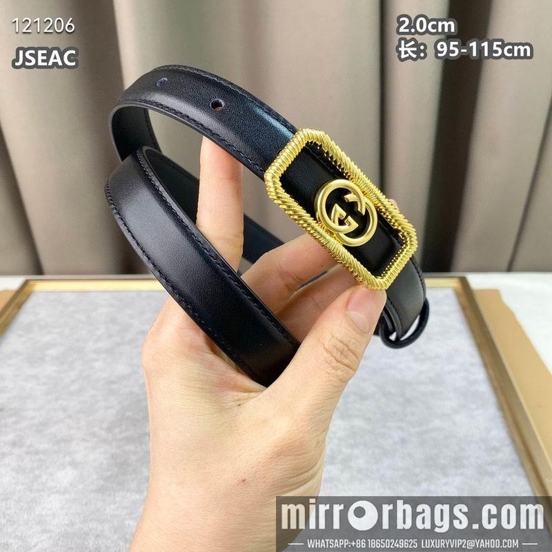 Gucci belt 20mmX95-115cm 8L15