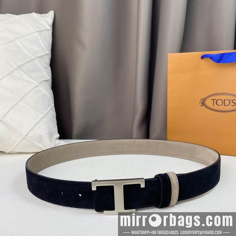 Tod's belt 34mmX95-125cm 7D02
