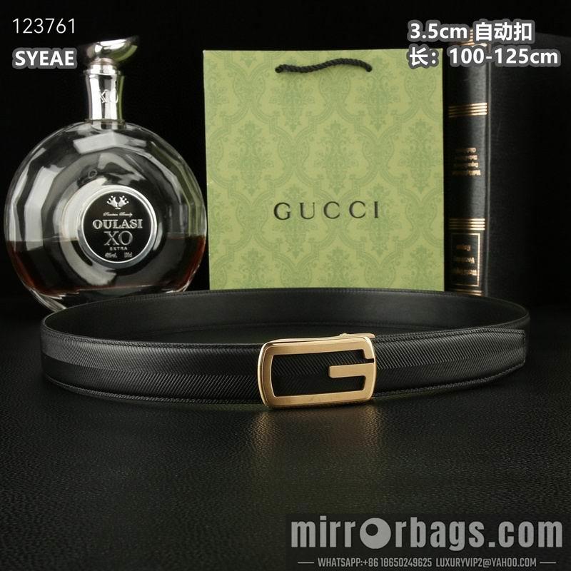 Gucci belt 35mmX100-125cm 8L49
