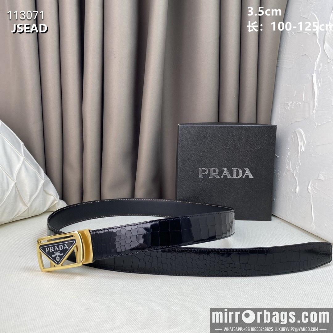 Prada belt 35mmX100-125cm 8L03