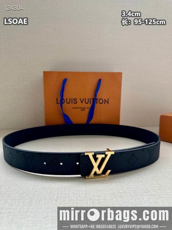 LV belt 34mmX95-125cm 8L22