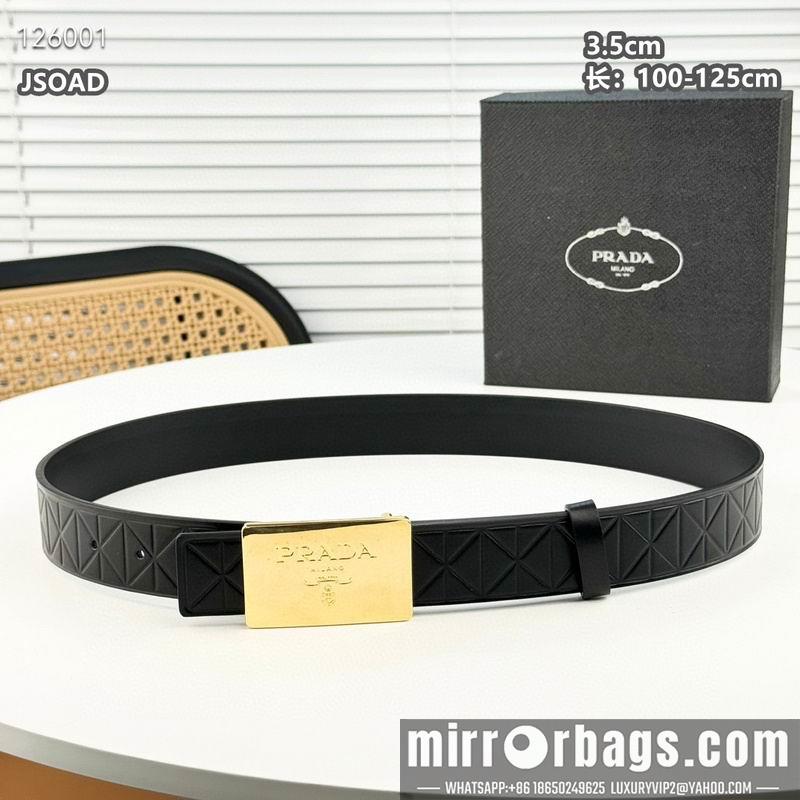 Prada belt 35mmX100-125cm 8L37