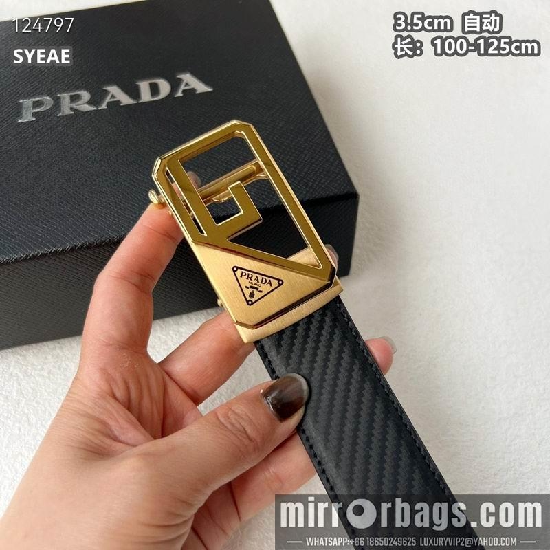 Prada belt 35mmX100-125cm 8L53