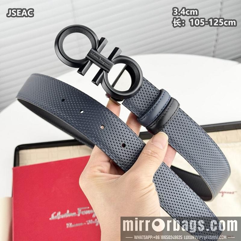 Ferragamo belt 34mmX105-125cm 8L15