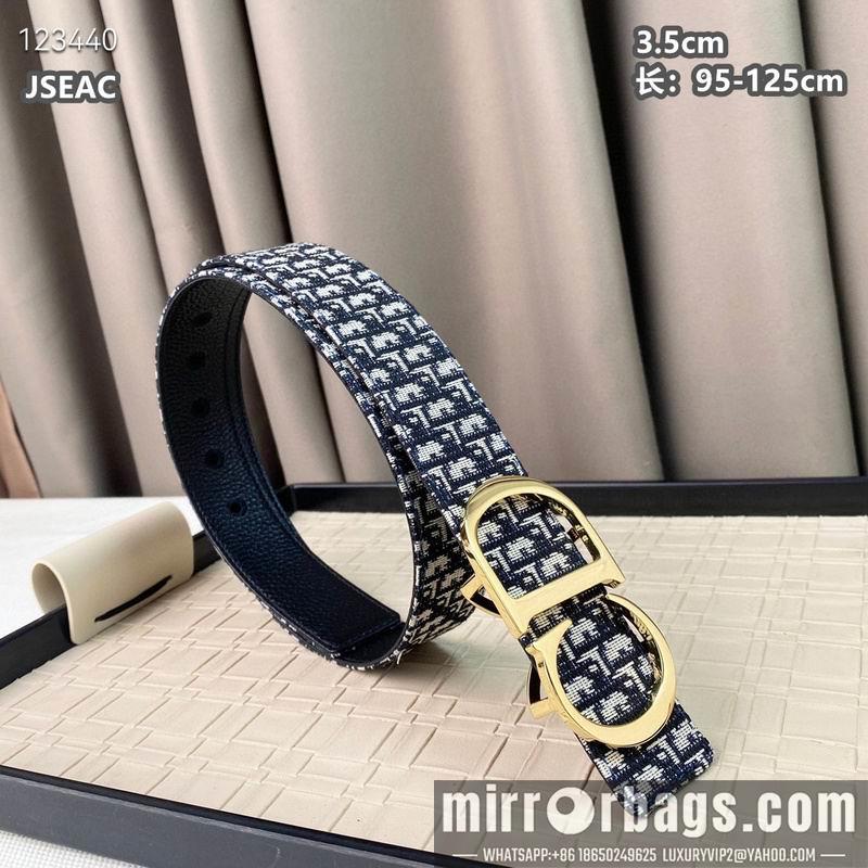 Dior belt 35mmX95-125cm 8L24