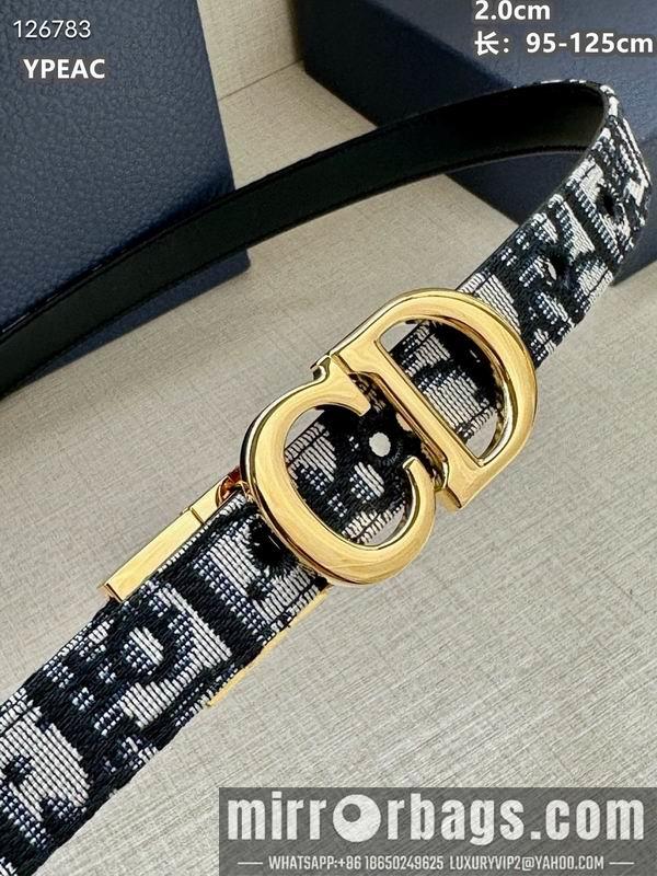Dior belt 20mmX95-125cm 8L22