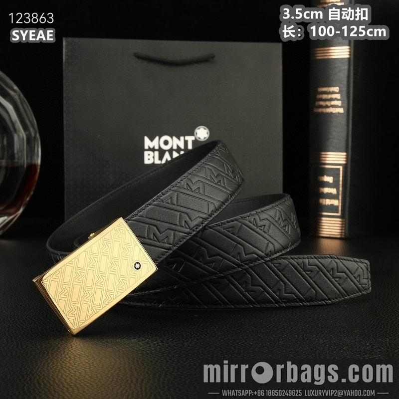 Montlanc belt 35mmX100-125cm 8L47