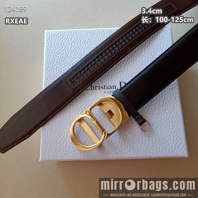 Dior belt 34mmX100-125cm 8L01