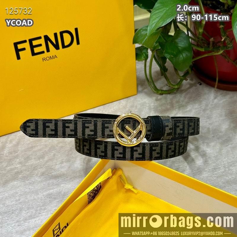 Fendi belt 20mmX90-115cm 8L18